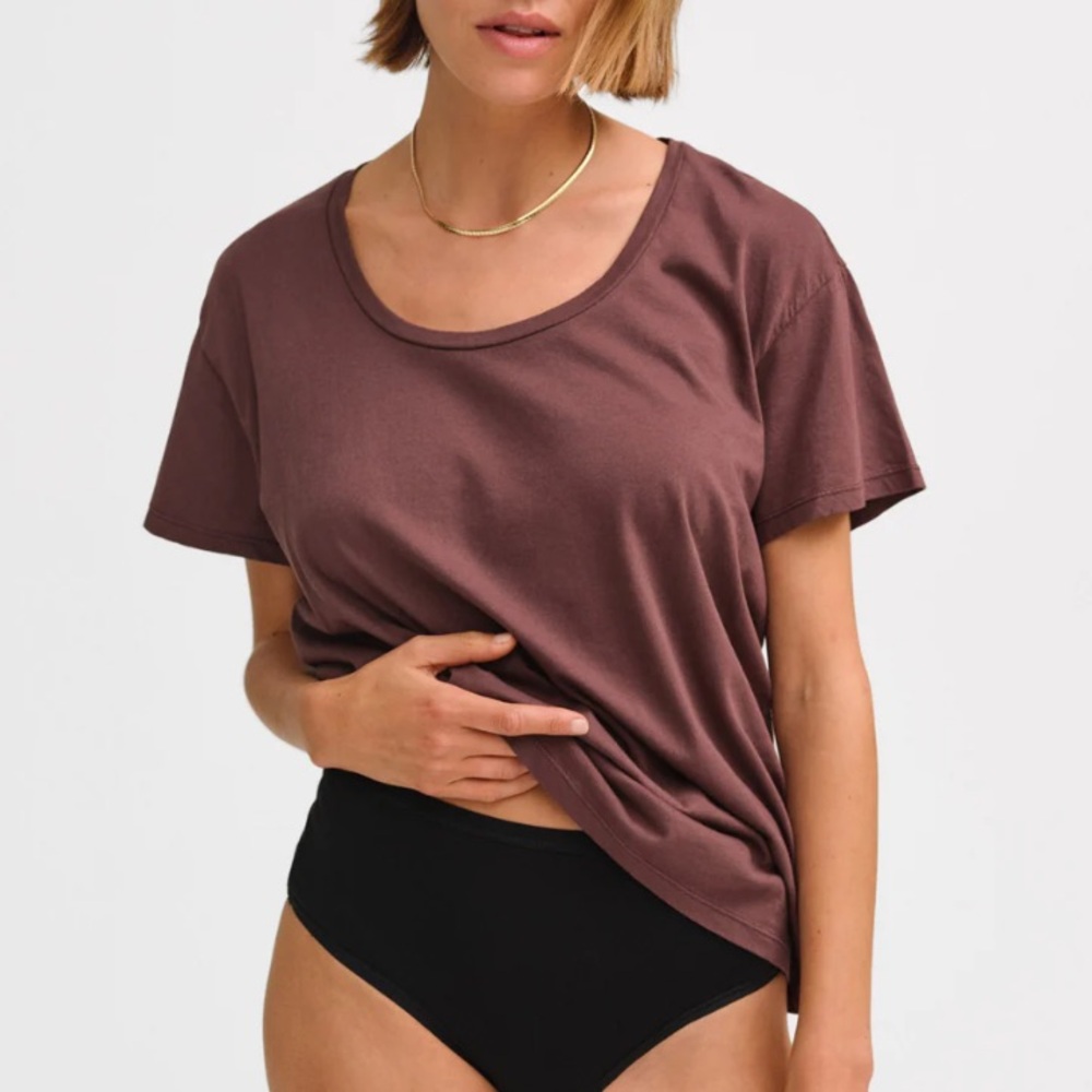 MATE the Label Brown Short Sleeve Tee